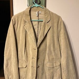 St. John's Bay Women's Beige corduroy Blazer